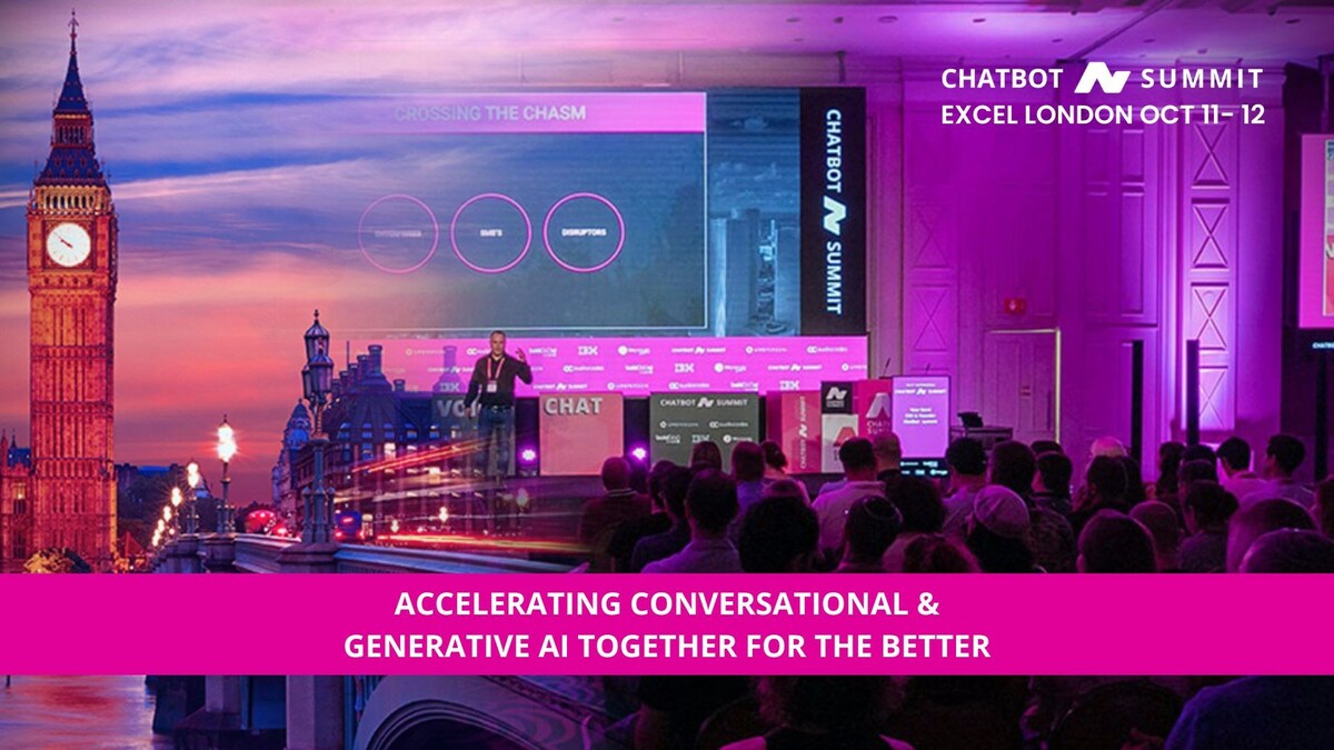 Chatbot Summit Arrives at ExCeL London on Oct 11-12, Accelerating Conversational and Generative AI - Vimarsana News