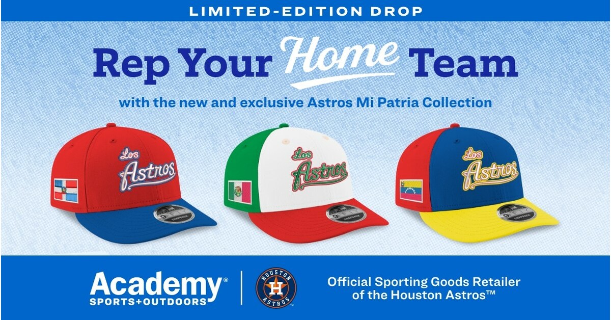 Academy Launches Exclusive 'Mi Patria' Houston Astros Apparel