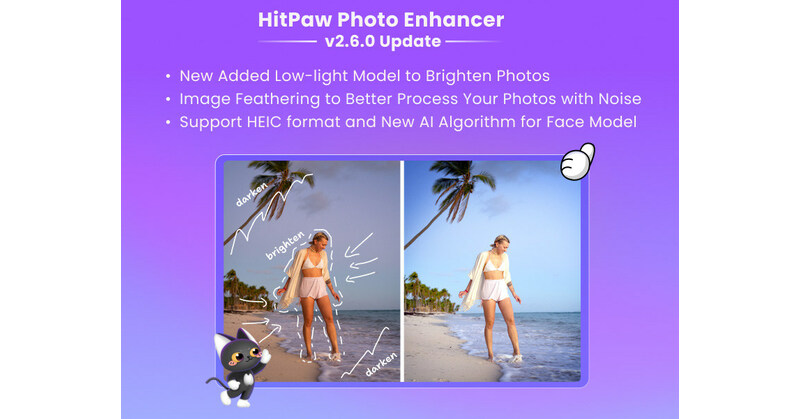 HitPaw Photo Enhancer v2.6.0 Revolutionizes Photo Editing with New Enhancer Features for Stunning Results