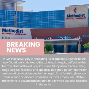 Elevated Patient Experience meets Surgical Excellence: PRMA Partners with Methodist Landmark Boutique Hospital to offer their patients a state of the art facility.