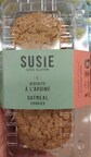 Présence non déclarée de gluten dans des biscuits à l'avoine préparés et vendus par l'entreprise Susie sans gluten