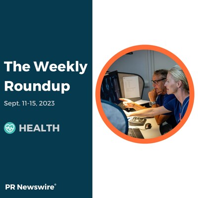 PR Newswire Weekly Health Press Release Roundup, Sept. 11-15, 2023. Photo provided by Lunit. https://prn.to/3LparLf