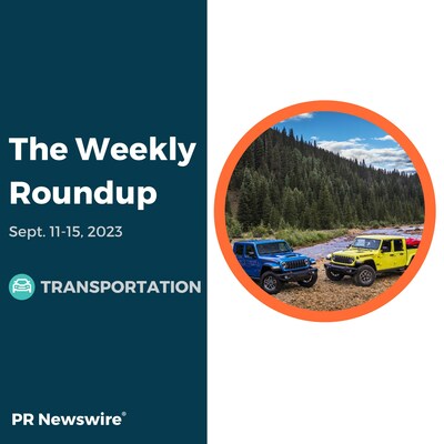 PR Newswire Weekly Transportation Press Release Roundup, Sept. 11-15, 2023. Photo provided by Stellantis. https://prn.to/3t2t7K4