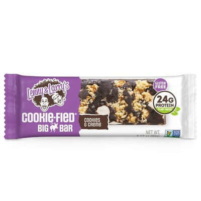 Lenny & Larry's Cookie-fied® Big Bar Offers More to Love with Generous 90g Size and 24g of Plant-Based Protein