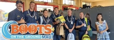 Maui Firefighters received $4000 in support via multiple grants.