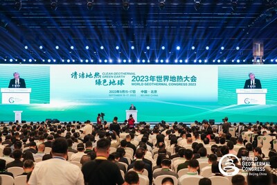 World Geothermal Congress 2023 Opens in Beijing, Pushing Forward Ecological Development Strategies to Build A Greener Future. (PRNewsfoto/SINOPEC)