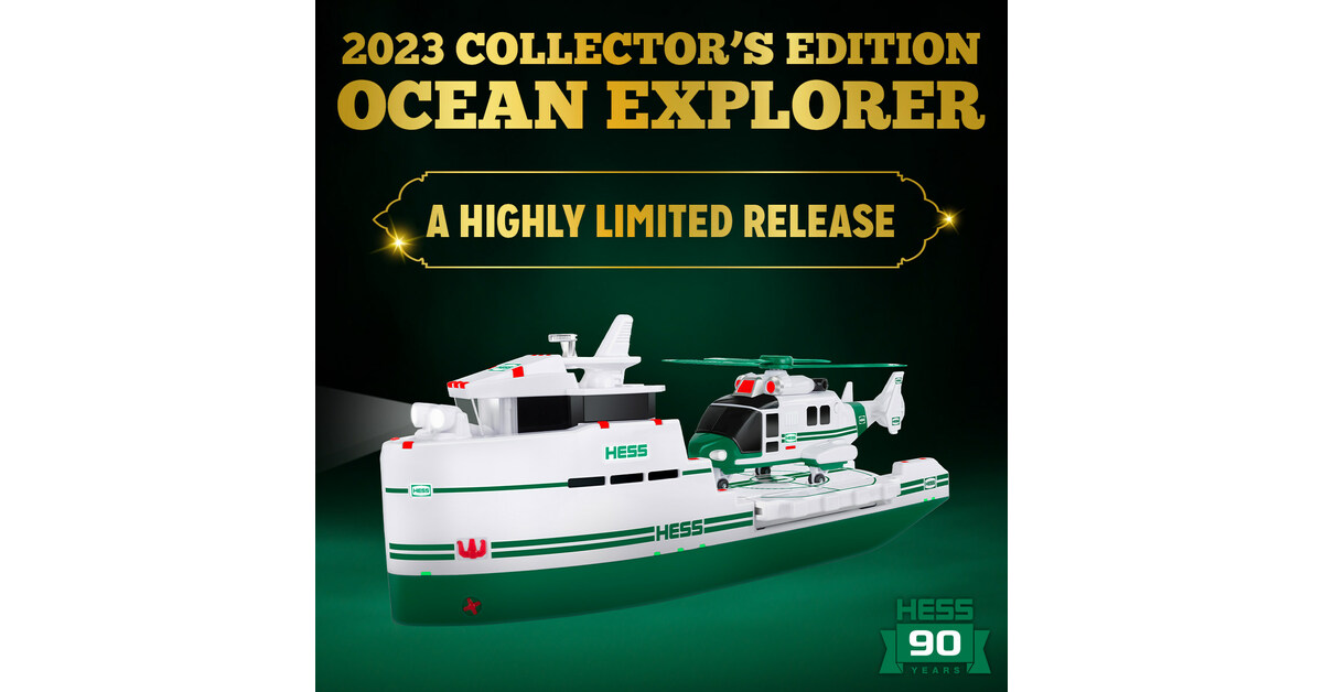 Hess Announces Collector's Edition Ocean Explorer, Now On Sale