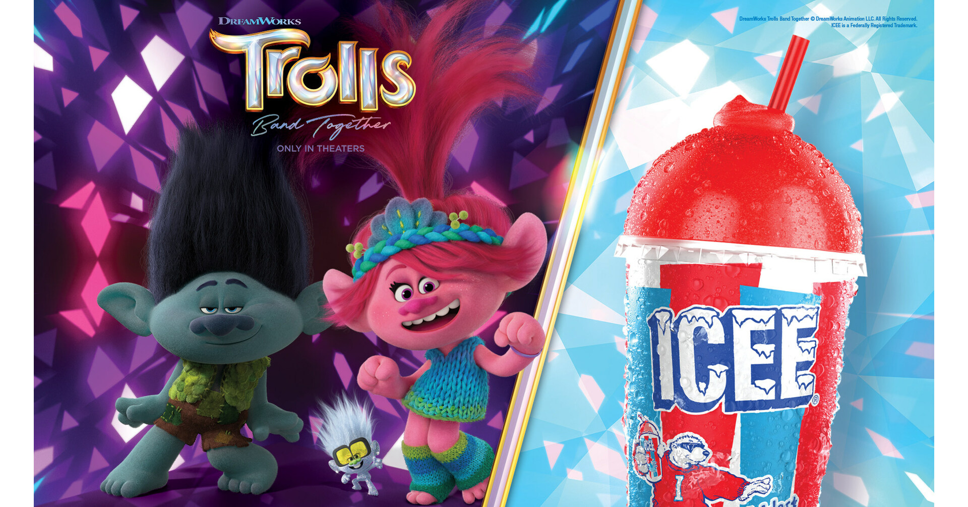 The ICEE Company® Announces Partnership with DreamWorks Animation’s Trolls Band Together