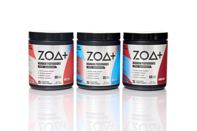 New NSF Certified ZOA+ Powder | Fruit Punch, Wild Berry, Cherry Lime