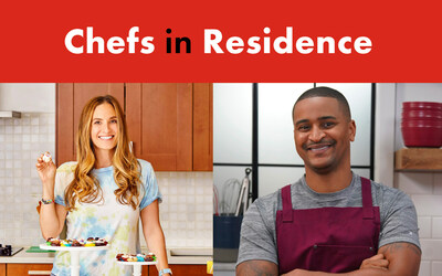 OXO Chefs in Residence Chef JJ Johnson and Melissa Ben-Ishay