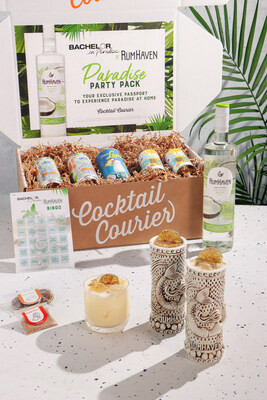 The Paradise Party Pack is a cocktail kit featuring paradise-worthy essentials to enjoy while watching the highly anticipated Season 9 premiere of Bachelor in Paradise.