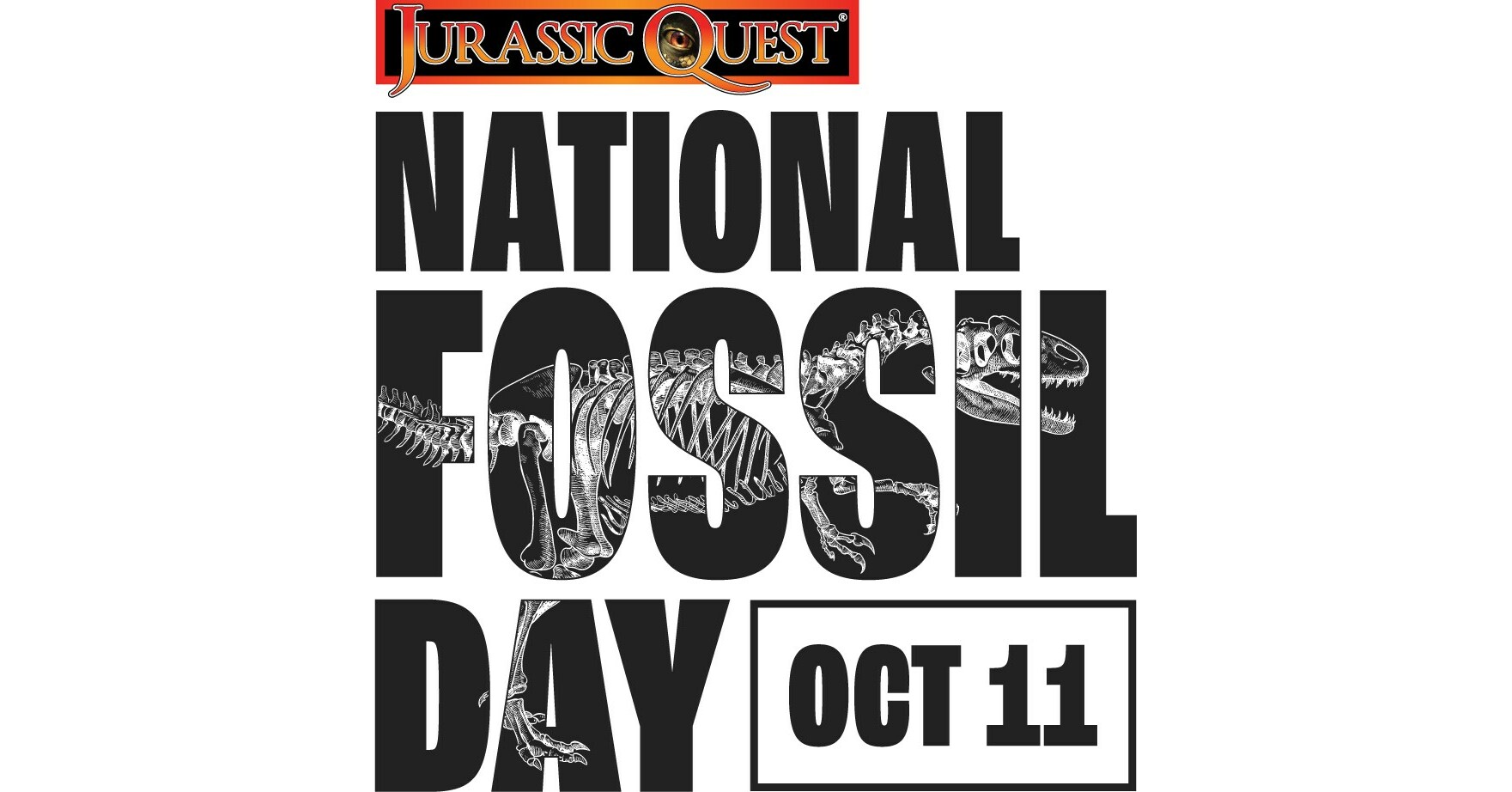 JURASSIC QUEST TO CELEBRATE NATIONAL FOSSIL DAY (OCT. 11) WITH VIRTUAL DAY OF DINOSAUR FUN - FOR FREE!
