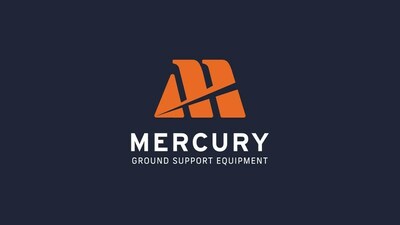 Mercury Ground Support Equipment's new company logo includes a bold new wingtip logo, striking color palette, and modern typography that convey strength and reliability while emphasizing forward movement and speed. (PRNewsfoto/Mercury GSE)