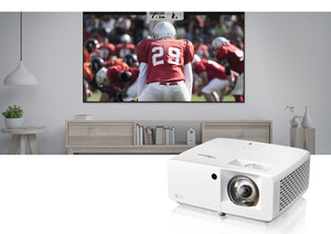Optoma Debuts Eco-Friendly Short Throw Laser 4K UHD Home Entertainment and Gaming Projector