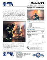 Armil CFS, Inc is pleased to offer Marinite FT, the premier product for lining both Class A and Simulator burn rooms in the industry.