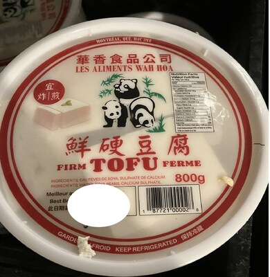 Tofu ferme (Groupe CNW/Ministre de l'Agriculture, des Pcheries et de l'Alimentation)