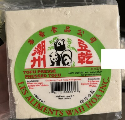 Tofu press (Groupe CNW/Ministre de l'Agriculture, des Pcheries et de l'Alimentation)