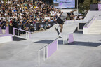 Monster Energy’s Nyjah Huston Takes First Place in Skateboard Street at the 2023 World Skateboarding Tour Competition in Lausanne, Switzerland