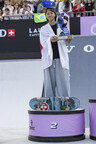 Monster Army Rider Toa Sasaki Takes 2nd Place in Skateboard Street at the 2023 World Skateboarding Tour Competition in Lausanne, Switzerland