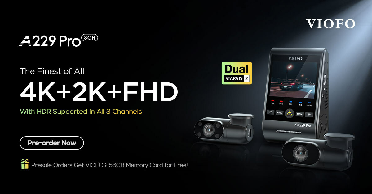 4K DashCam Dual Dash Camera Option WiFi Night Vision Demo and