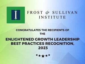 Frost and Sullivan Institute Honors Sustainability and Growth Trailblazers with Enlightened Growth Leadership Awards, 2023