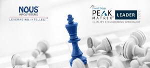 Nous Infosystems Recognized as a Leader in Quality Engineering Specialist Services by Everest Group's PEAK Matrix® Assessment 2023