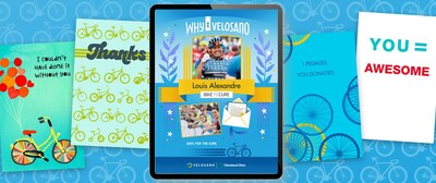 Cleveland Clinic and American Greetings help VeloSano participants recognize their supporters with new "thank you" ecards.