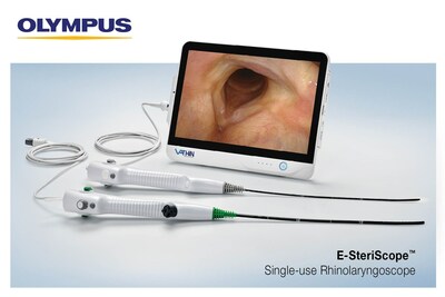 Olympus Corporation announces the U.S. launch of the Vathin E-SteriScope™ single-use flexible video rhinolaryngoscope, which will be distributed exclusively by Olympus. Availability in Europe, Middle East and Africa is anticipated later this year. (PRNewsfoto/Olympus)