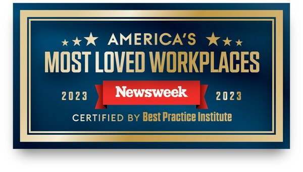 Veritiv has been certified as a 2023 Top 100 Most Loved Workplace® by Newsweek Magazine