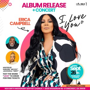New Birth's Reinvigorate Women's Week Kicks off with Live Concert Featuring Award-winning Artist Erica Campbell of Mary Mary, Sept 26