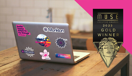 Monkton, Inc. Award-winning Brand Identity (2023)