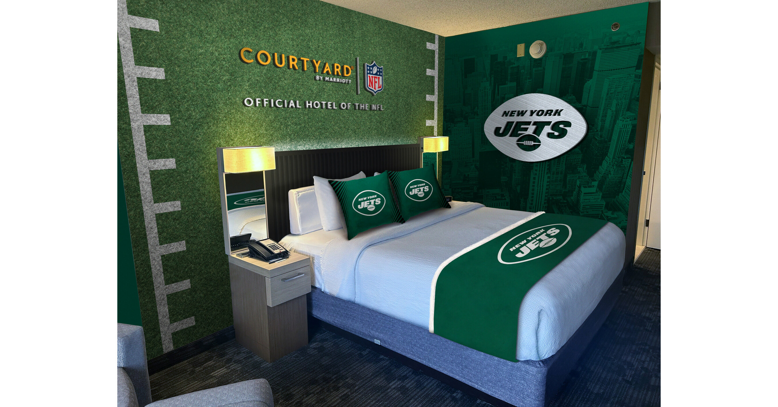 Take Your NFL Passion on the Road with 'The Ultimate Upgrade' from  Courtyard by Marriott and Marriott Bonvoy This NFL Season and You May Wake  Up in the Courtyard Super Bowl Sleepover