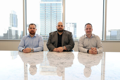 HiddenLayer's founding team, from left to right: Tanner Burns (Co-Founder and Chief Scientist), Christopher Sestito (Co-Founder and CEO), and James Ballard (Co-Founder and CIO)