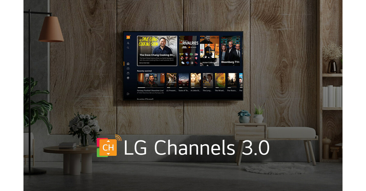 LG Channels 3.0 bietet ein verbessertes Benutzererlebnis mit einer neuen Benutzeroberfläche