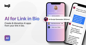 Creator Economy Platform Koji Announces "AI for Link in Bio" App
