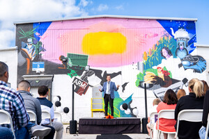 The Vollrath Company Celebrated 150 Years with the Dedication of a Handpainted Mural