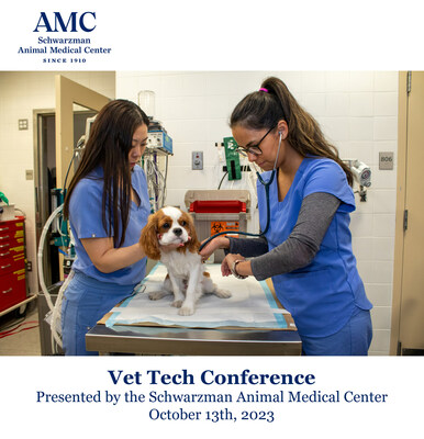 The Stephen & Christine Schwarzman Animal Medical Center will present its first ever Veterinary Technician Conference on October 13, 2023.
