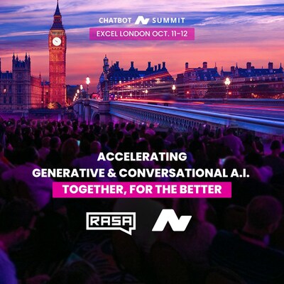 Rasa is Proud to Announce Its Premier Partnership at Chatbot Summit ExCeL London 2023