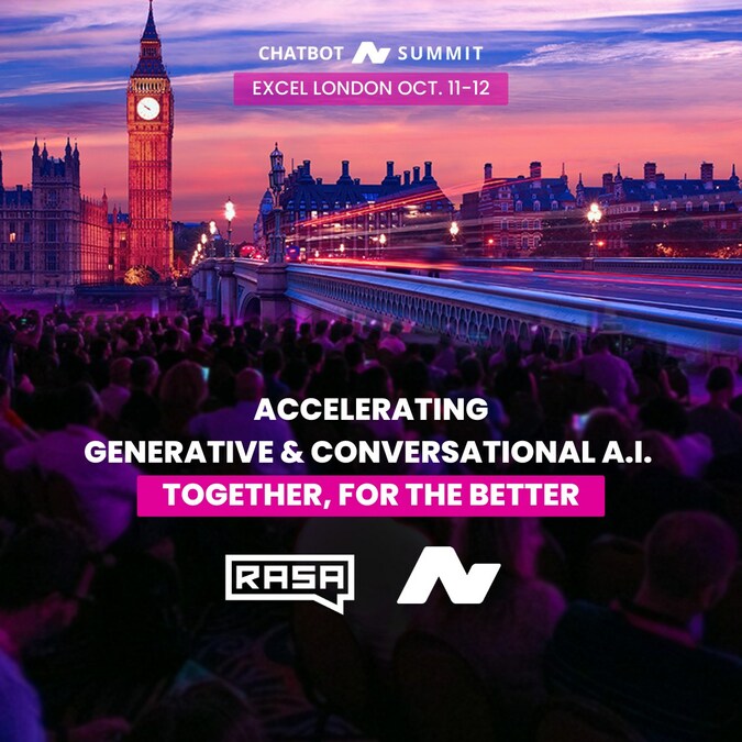 Rasa is Proud to Announce Its Premier Partnership at Chatbot Summit ExCeL London 2023 - Vimarsana News