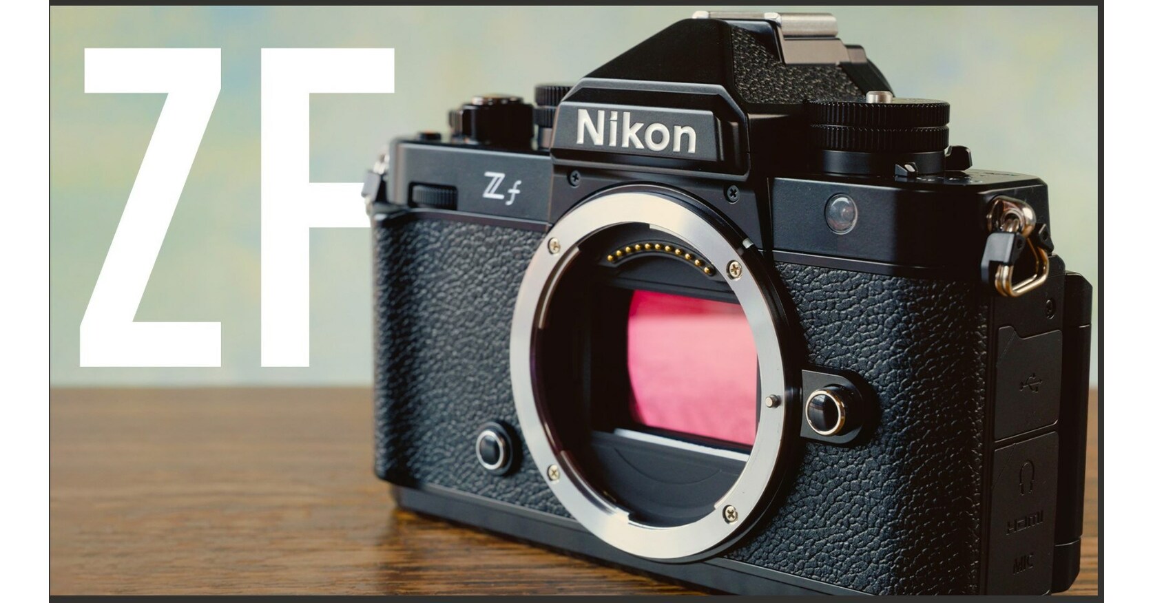 Nikon launches the beautifully retro Z f full-frame mirrorless camera