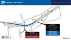Fermetures complètes de nuit de l'autoroute 40 en direction ouest, à Sainte-Anne-de-Bellevue, du 22 au 25 septembre 2023