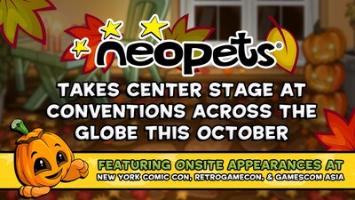 Neopets Takes Center Stage at Conventions Across the Globe This October (CNW Group/Neopets)