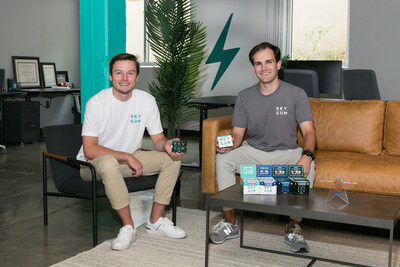 Blake Settle (right) and Reed Burch (left) co-founded energy gum company, REV GUM, to empower free-spirited modern consumers.
