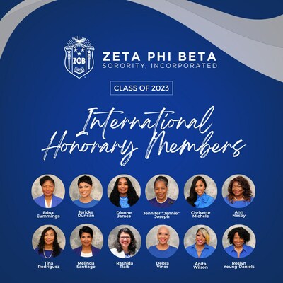 Zeta Phi Beta Sorority, Incorporated Announces the 2023 Class of Honorary Members