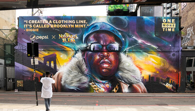 PEPSI MAX® CONTINUES ITS HIP HOP CELEBRATIONS BY UNVEILING THREE MURALS IN THE UK'S CAPITAL THAT PAY TRIBUTE TO THE NOTORIOUS B.I.G.