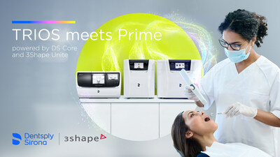 Dentists will be able to seamlessly connect TRIOS scanners to Primemill and Primeprint for in-office milling and printing via 3Shape Unite, DS Core and the inLab CAD software.
