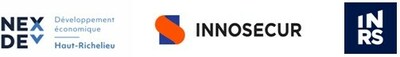 Logos NexDev, Innosécur, et INRS (Groupe CNW/Institut National de la recherche scientifique (INRS))
