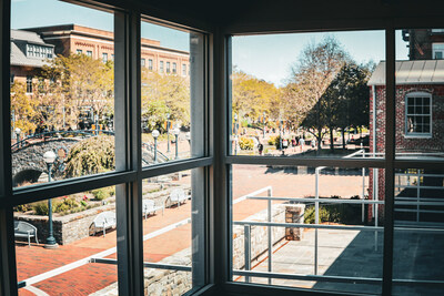 TMS Stairwell view of Creek