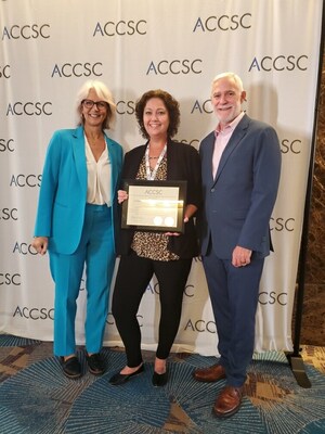 COLUMBUS SCHOOL OF MEDICAL MASSAGE awarded the 2022-2023 ACCSC SCHOOL OF EXCELLENCE AWARD