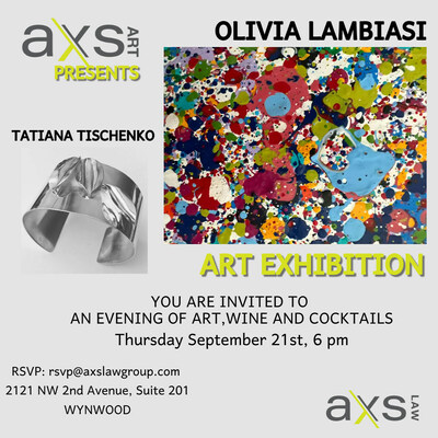 AXS ART Exhibit hosted by AXS LAW.